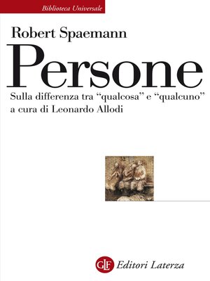 cover image of Persone